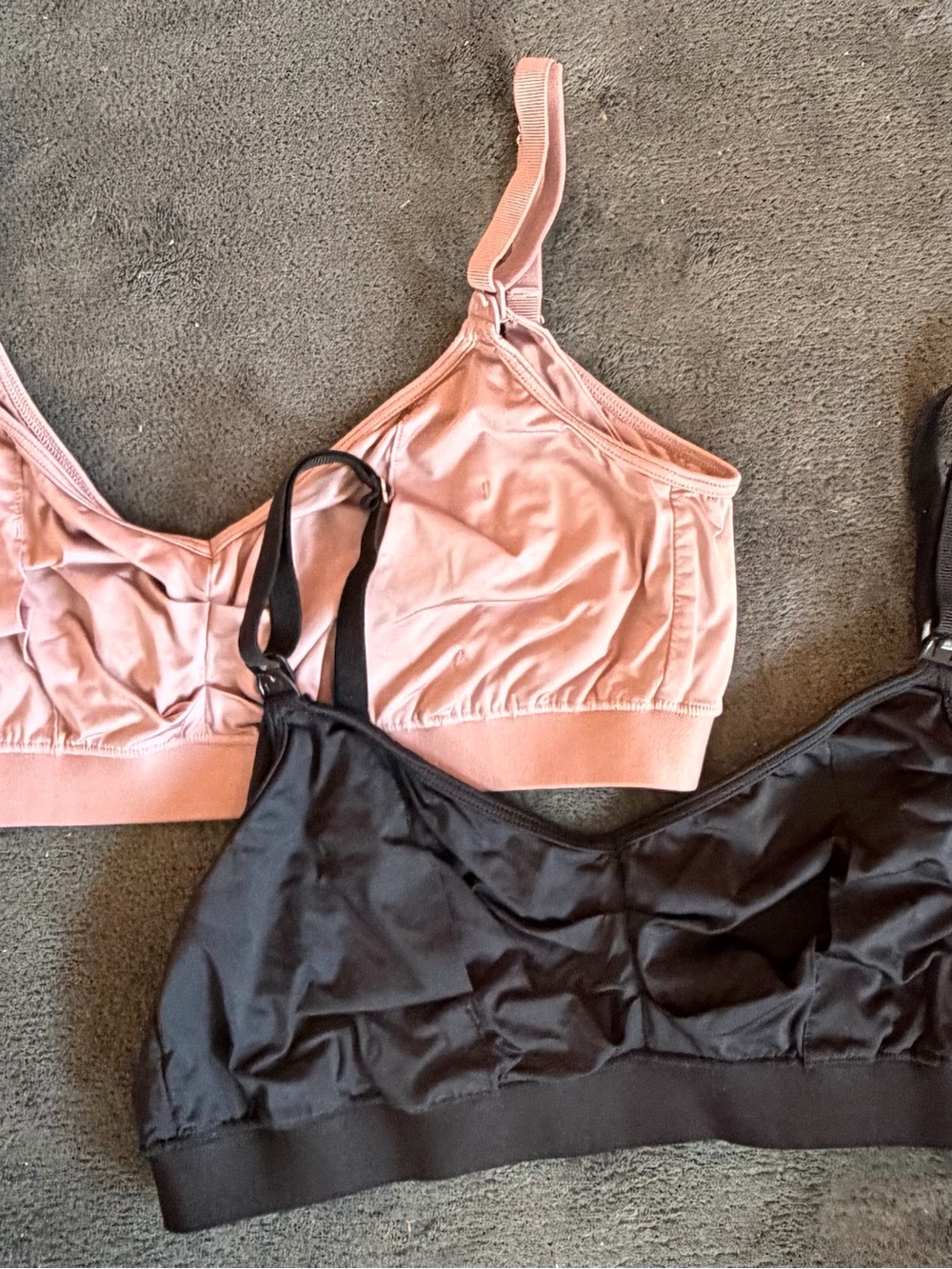 Wireless Black Comfort Bra with Light Support